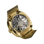 H. Moser & Cie. Streamliner 6814-0700 Tourbillon Boutique Edition Yellow Gold 40mm Skeleton Dial Men’s Watch - Image 2