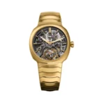 H. Moser & Cie. Streamliner 6814-0700 Tourbillon Boutique Edition Yellow Gold 40mm Skeleton Dial Men’s Watch - Image 3