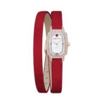 Harry Winston Emerald EMEQHM18RR009 Satin Bracelet 24mm MOP Dial Womens Watch