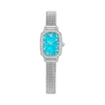 Harry Winston Emerald EMEQHM18WW018 18k White Gold 24mm MOP Dial Womens Watch