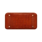 Hermes Birkin 30 Fauve Matt Croco Gold Hw Handbag - Image 2