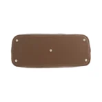 Hermes Bolide 35 Etoupe Clemence Leather palladium HW Hardware - Image 3