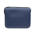 Hermes Constance 18 Blue Saphire Epsom Leather Gold HW Handbag - Image 3