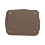 Hermes Picotin 22 Etoupe Clemence Palladium Hardware Hand Bag - Image 3