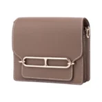 Hermes Roulis 18 Mini Taupe Evervolor Leather Palladium HW Bag