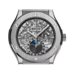 Hublot Classic Fusion 517.NX.0170.LR Aerofusion Moonphase Skeleton Dial 42mm Men’s watch - Image 6