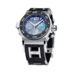 Hysek Abyss Explorer 01 AB07-0133 Chronograph 44mm Blue Dial Mens Watch