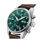IWC Pilot Chronograph REF IW388103 41 Automatic Green Dial - Image 3