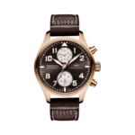 IWC Pilot’s Chronograph Antoine De Saint Exupery IW387805 Rose Gold Automatic Brown Dial