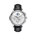 IWC Portugieser Grande Complication IW377601 Platinum Perpetual Calendar 45mm Silver Dial Men’s Watch
