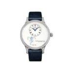 Jaquet Droz Petite Heure Minute 18Kt White Gold 39Mm Ladies Watch