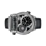Jacob & Co. Epic SF24 Tourbillon Baguette ES802.30.BD.BD.A White Gold 2 Timezone 45mm Black Dial Mens Watch - Image 2