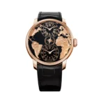 Jacob & Co. The World Is Yours Dual Time Zone DT100.40.AA.AB.A Rose Gold 43mm Black Dial Men’s Watch