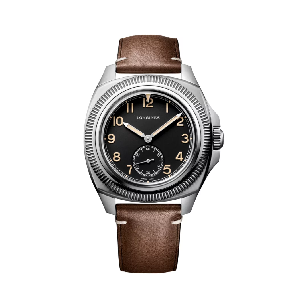 Longines-Pilot-Majetek-L28384539.png Longines Pilot Majetek L28384539 Automatic Stainless Steel 43mm Black Dial Mens Watch - Image 1