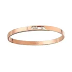 Messika Move Noa Bangle Pm 10092-PG Pink Gold Diamond Bracelet - Image 2