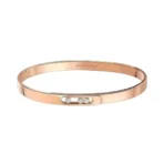 Messika Move Noa Bangle Pm 10092-PG Pink Gold Diamond Bracelet - Image 4