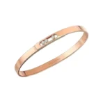 Messika Move Noa Bangle Pm 10092-PG Pink Gold Diamond Bracelet