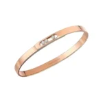 Messika Move Noa Bangle Pm 10092-PG Pink Gold Diamond Bracelet