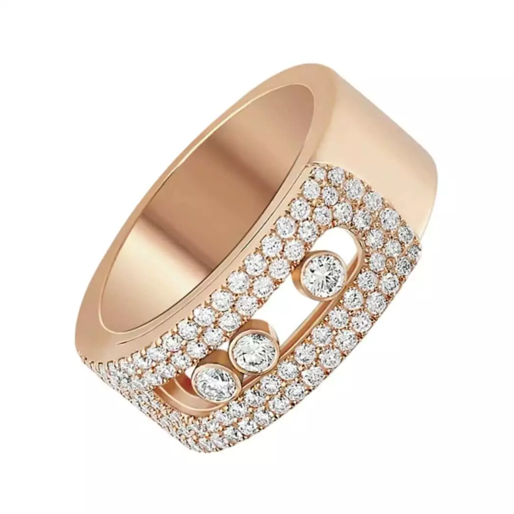 Messika-Move-Noa-Gm-10102-PG-52-3.jpg Messika Move Noa Gm 10102-PG-52 Pave Pink Gold Diamond Ring - Image 1