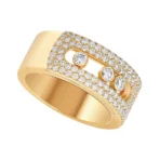 Messika Move Noa Pave 10102-YG Yellow Gold Diamond Ring - Image 2