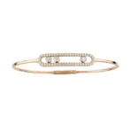 Messika Move Pave Thin 05032-PG Rose Gold Diamond Bracelet - Image 3
