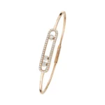 Messika Move Pave Thin 05032-PG Rose Gold Diamond Bracelet