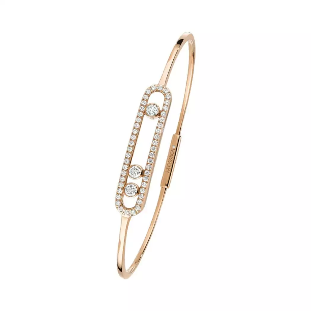 Messika-Move-Pave-Thin-05032-PG.jpg Messika Move Pave Thin 05032-PG Rose Gold Diamond Bracelet - Image 1