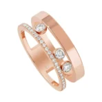 Messika Move Romane 06516-PG Pink Gold Diamond Ring - Image 3