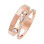 Messika Move Romane 06516-PG Pink Gold Diamond Ring