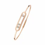 Messika Move Thin 04068-RG Rose Gold Diamond Bracelet