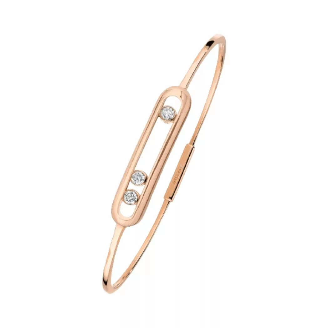 Messika-Move-Thin-04068-RG-2.jpg Messika Move Thin 04068-RG Rose Gold Diamond Bracelet - Image 1