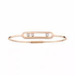 Messika Move Thin 04068-RG Rose Gold Diamond Bracelet - Image 3