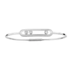Messika Move Thin 04068-WG White Gold Diamond Bracelet - Image 3