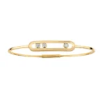 Messika Move Thin 04068-YG Yellow Gold Diamond Bracelet - Image 2