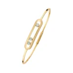 Messika Move Thin 04068-YG Yellow Gold Diamond Bracelet