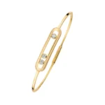 Messika Move Thin 04068-YG Yellow Gold Diamond Bracelet