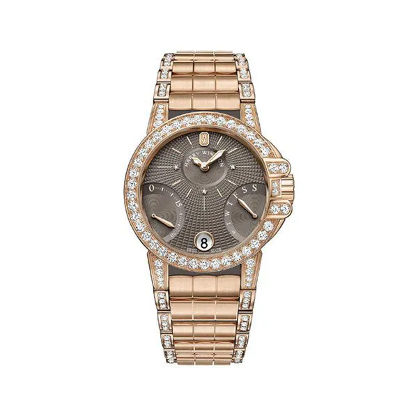 OCEABI36RR025-1.jpg Harry Winston Ocean Lady Biretrograde 36Mm Ladies Watch - Image 1