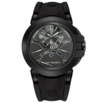 Harry Winston Ocean Triple Retrograde Chronograph Automatic Zalium Black Dlc Black Dark Dial Ref. Oceact44Zz003