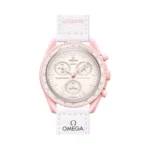 Omega X Swatch Mission To Venus So33P100 Moonswatch White Strap