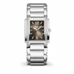 Patek Philippe Twenty~4 4910/1200A-010 Gray Sunburst Dial Diamond-Set Bezel 25Mm X 30Mm Stainless Steel Ladies Watch