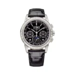 Patek Philippe Grand Complications 5271P-010 Platinum with Baguette Diamond Bezel and Lugs Black Dial 41mm Men’s Watch