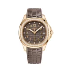 Patek Philippe Aquanaut Luce 5268/200R-010 Rose Gold Taupe Brown Dial 38.8mm Ladies Watch