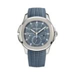 Patek Philippe Aquanaut Travel Time 5164G-001 White Gold Blue Dial 41mm Men’s Watch