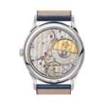 Patek Philippe Calatrava 4997/200G-001 Blue Dial Diamond Bezel 18K White Gold Blue Satin Straps - Image 3