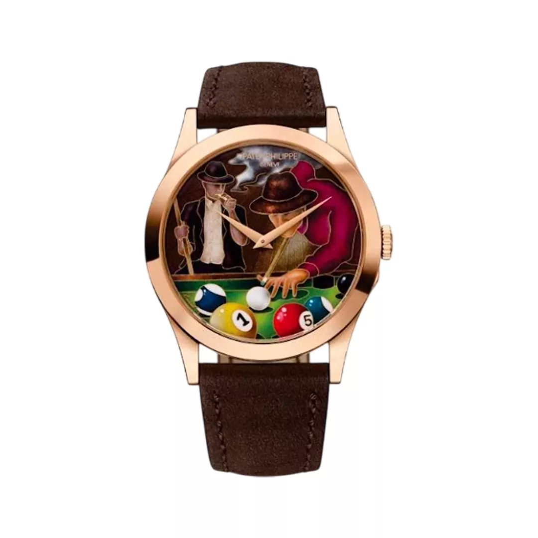 Patek-Philippe-Calatrava-5089R-001.jpg Patek Philippe Calatrava 5089R-001 Rose Gold Limited Edition 38.6mm Billiards Dial Men’s Watch - Image 1