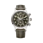 Patek Philippe Calatrava Pilot Travel Time 5924G-010 Flyback Chronograph White Gold Khaki Green Dial 42mm Men’s Watch