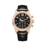 Patek Philippe Complications 5961R-010 Ebony Black Dial Baguette 18K Rose Gold