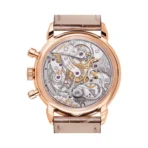 Patek Philippe Complications 7150/250R Chronograph 18k Rose Gold Brown Alligator Leather Strap - Image 4