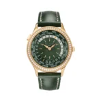 Patek Philippe Complications World Time 7130R-014 18Kt Rose Gold Olive Green Dial