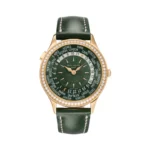 Patek Philippe Complications World Time 7130R-014 18Kt Rose Gold Olive Green Dial